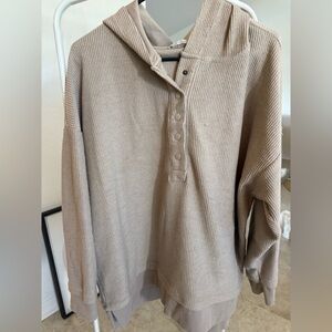 Better/Together Beige Hoodie